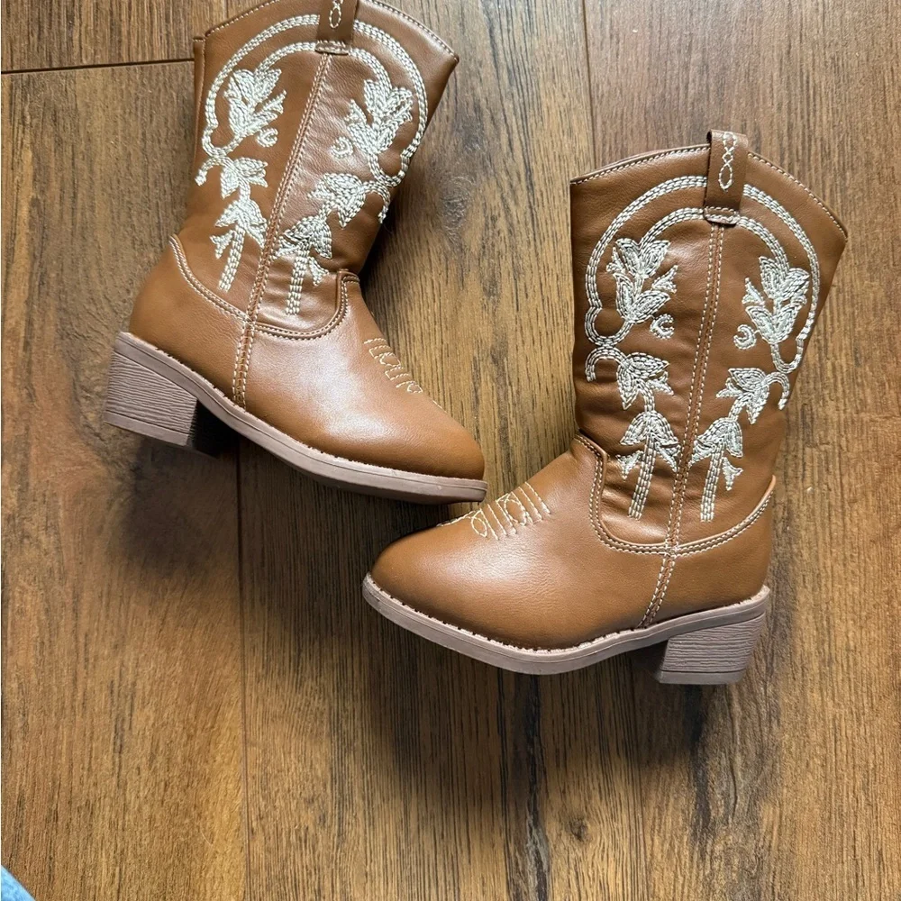 Stepping stones brown western boots